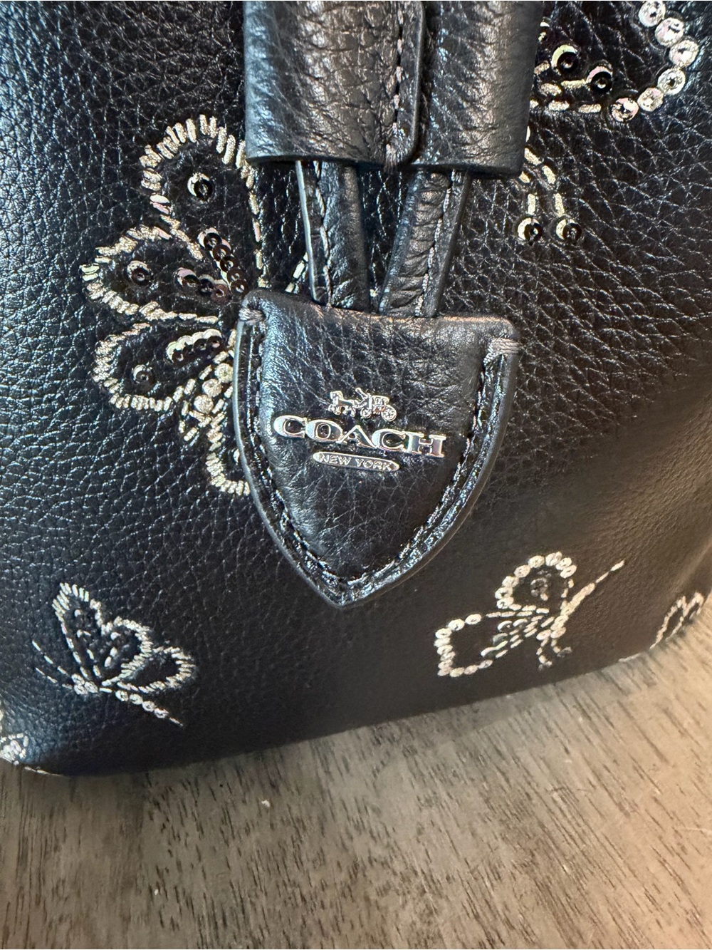 NWT Coach Rowan Bucket Bag with butterfly print - Picture 3 of 5
